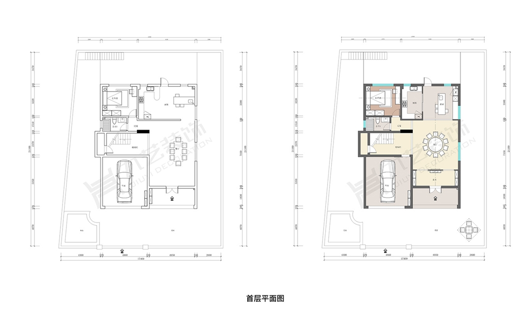 首（shǒu）層平（píng）麵戶型圖