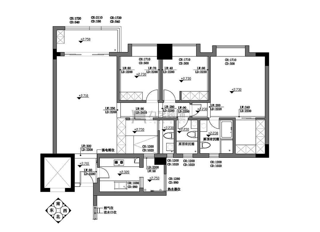 原始建築結（jié）構圖