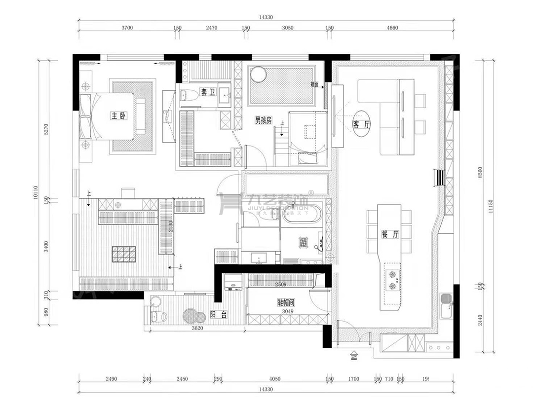 平麵戶型圖方案