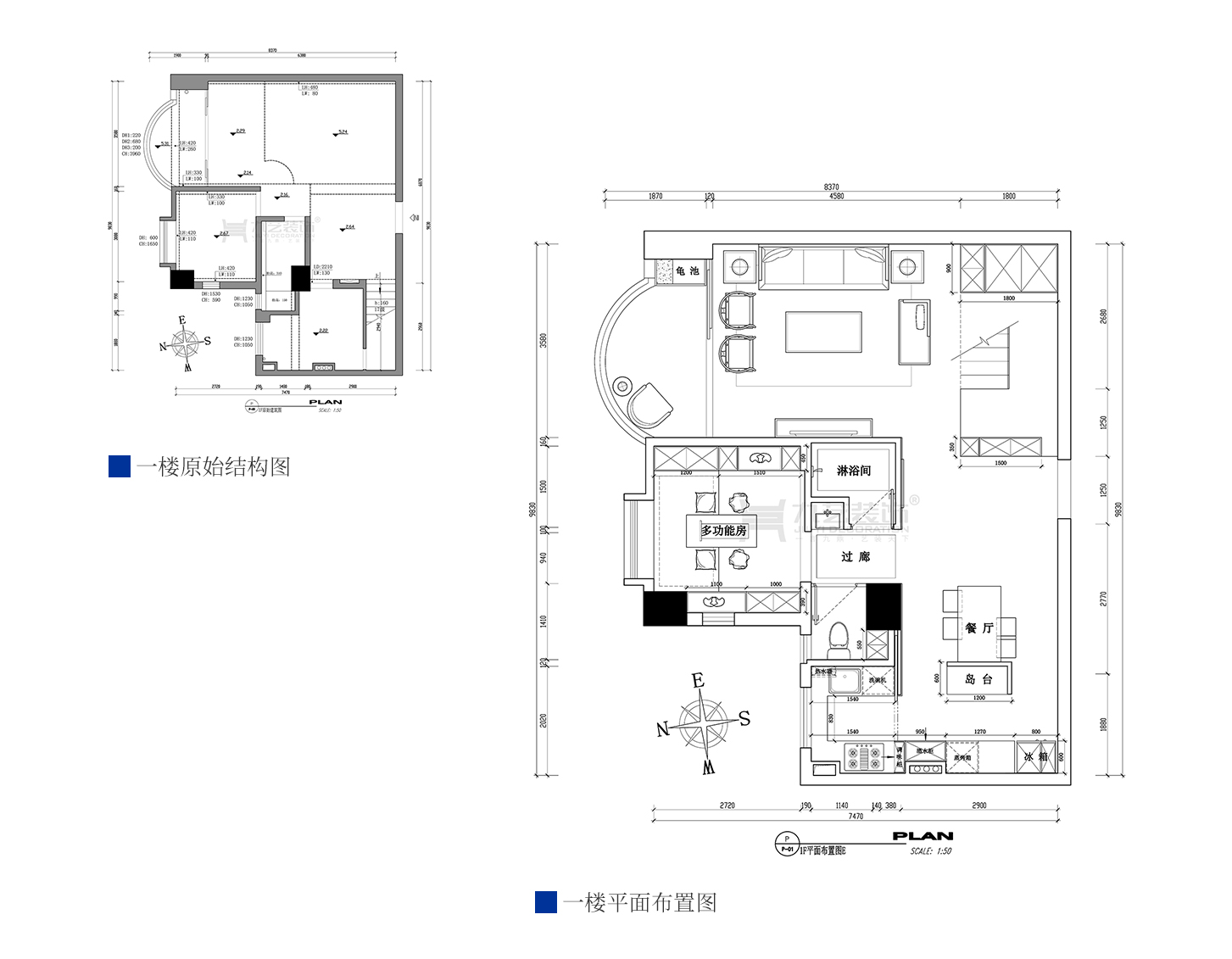 二樓（lóu）戶型圖