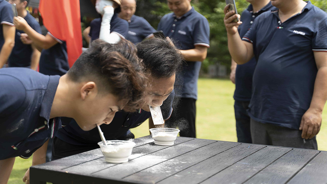 麵粉接力